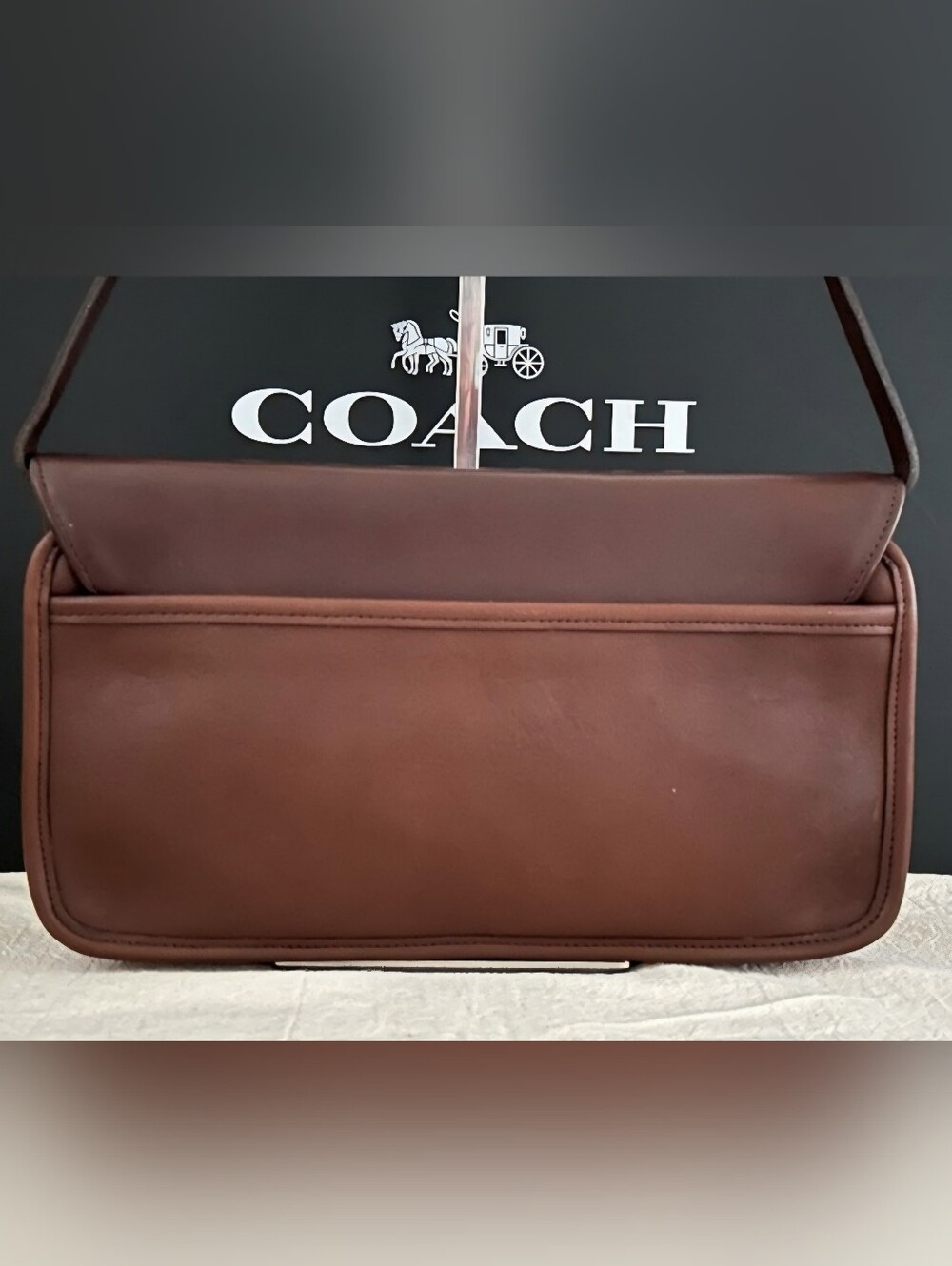 Coach 1997 Tribeca Convertible Clutch, Leather, Vintage Y2K, Crossbody - Vintage - Picture 7 of 15